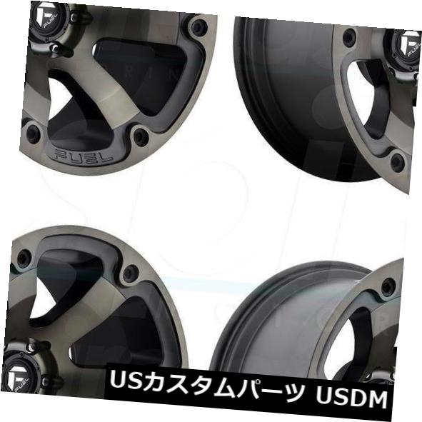 ホイール 4本セット 20x10フューエルビーストD564 8x180 -18ブラックマシンホイールリムセット（4）  20x10 Fuelの通販は