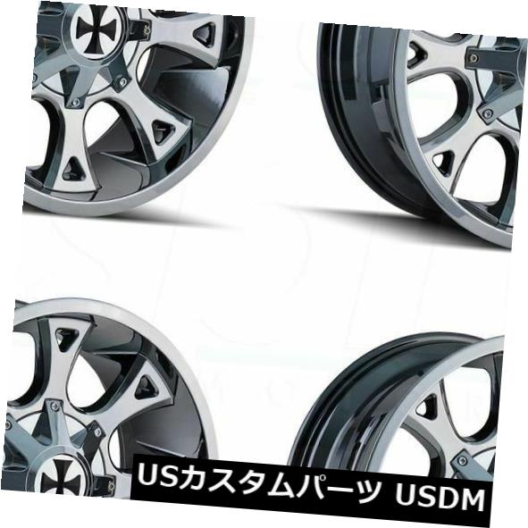 ホイール 4本セット 20x9カリオフロードアナーキー5x5.5 / 5x150 18 PVDホイールリムセット（4）  20x9 Caliの通販は
