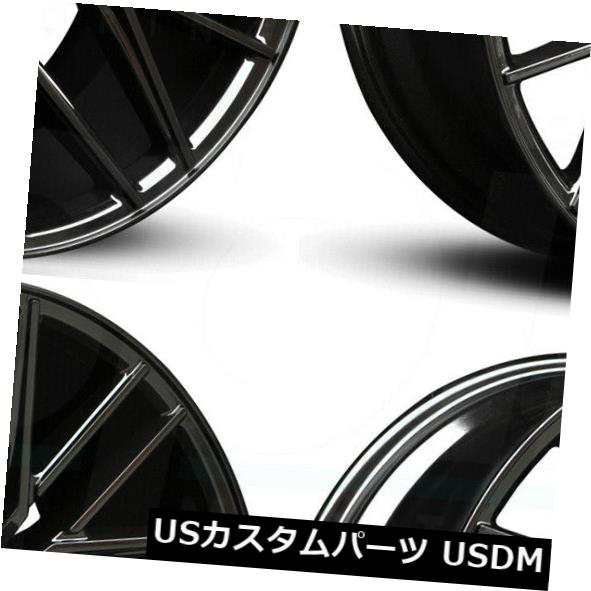 ホイール 4本セット 22x9 / 22x10.5ロードフォースRF13 5x112 30/40ブラックホイールリムセット（4）  22x9の通販は