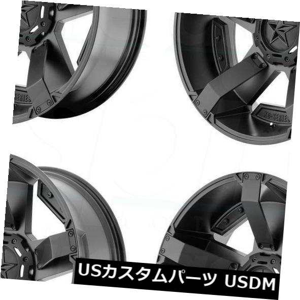 ホイール 4本セット 20x9 XD XD811 Rockstar 5x5 / 5x5.5 0ブラックアクセントホイールリムセット（4）  の通販は