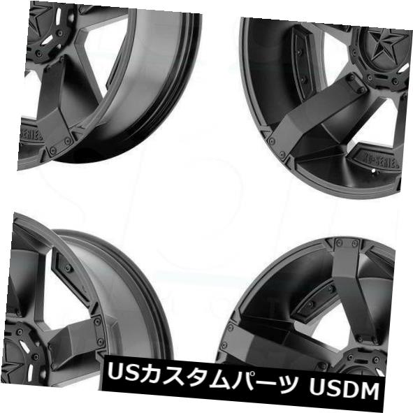 ホイール 4本セット 20x9 XD XD811 Rockstar 6x135 / 6x5.5 18ブラックアクセントホイールリムセット（4の通販は 241,560円