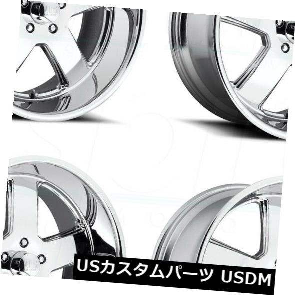 ホイール 4本セット 20x9.5 US Mags Hustler U116 5x5 / 5x127 1クロームホイールリムセット（4）  の通販は 240,900円