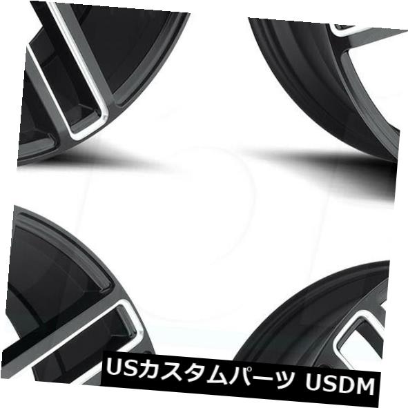ホイール 4本セット 20x9ニッチエランM096 6x5.5 / 6x139.7 30ブラックミルドホイールリムセット（4）  20x9 の通販は 236,280円