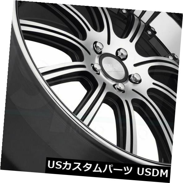 ホイール 4本セット 20x10 Concept One RS10 5x120 25 Matte Black Machined Wheel の通販は 236,280円