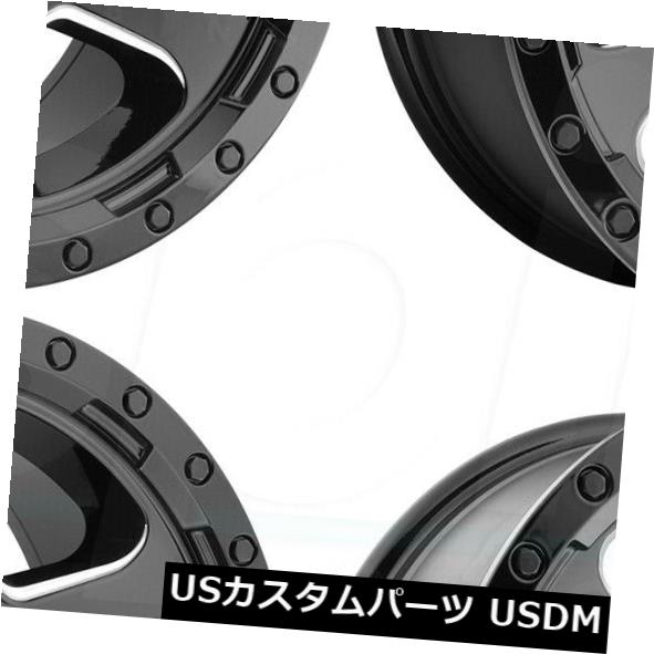 ホイール 4本セット 20x9フューエルリッパーD589 6x5.5 / 6x139.7 20マットブラックホイールリムセット（4）  20の通販は 236,280円