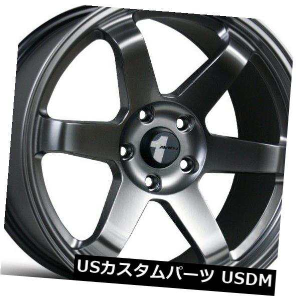 ホイール 4本セット 17X8 +35 Avid 1 AV06 5x114.3ハイパーブラックリム（4個セット）  17X8 +35 Aviの通販は 149,820円