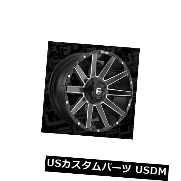 ホイール 4本セット 20x9 ET20 Fuel D616 Contra 8x170 Black Milled Wheels（4個セット）の通販は 236,280円