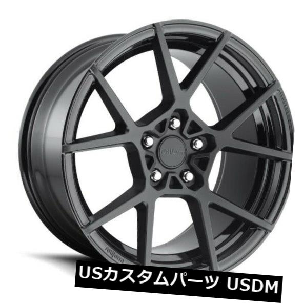 ホイール 4本セット 18x8.5 ET45 Rotiform R139 Kps 5x112マットブラックリム（4個セット）  18x8.5の通販は