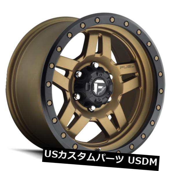 ホイール 4本セット 18x9 ET19 Fuel D583 Anza 6x139.7ブロンズホイール（4個セット）  18x9 ET19 の通販は