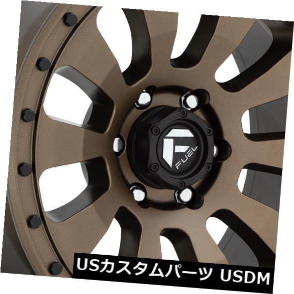 ホイール 4本セット 20x9 ET20 Fuel D678 Tactic 6x135ブロンズホイール（4個セット） 20x9 ET20