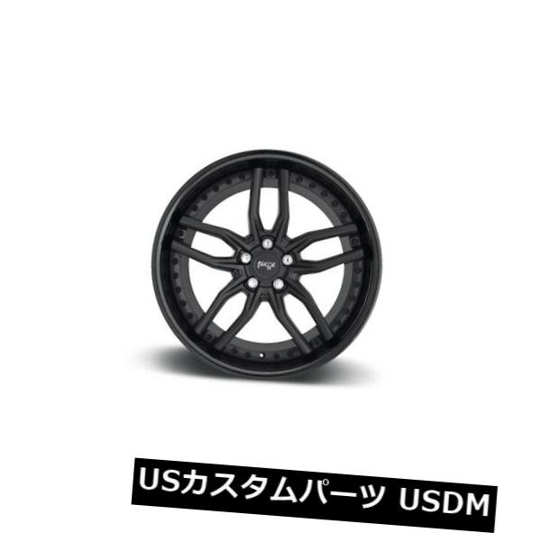 ホイール 4本セット 19x9.5 ET35 Niche M194 Methos 5x120マットブラック、ブラックホイール付き（4個セットの通販は