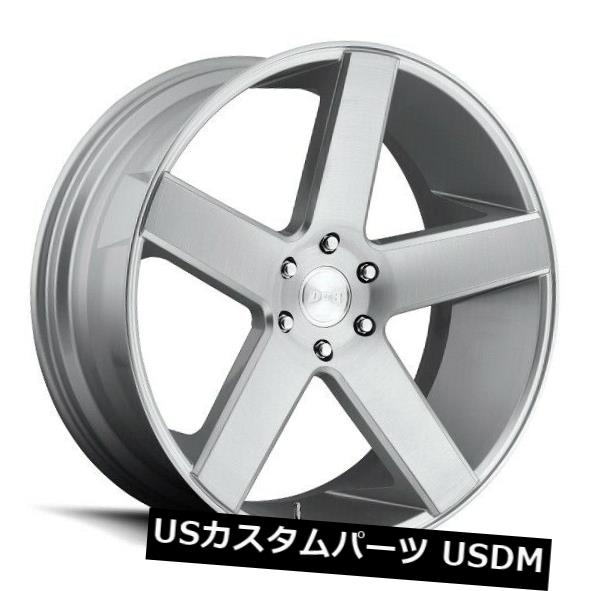 ホイール 4本セット 26x10 ET31ダブS218バラー6x139.7起毛シルバーリム（4個セット）  26x10 ET31 Dub Sの通販は