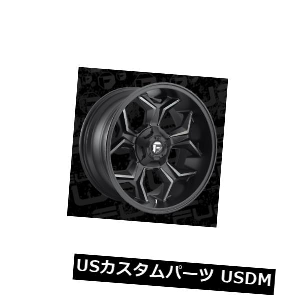 ホイール 4本セット 20x10 ET-18 Fuel D605 Avenger 6x135 / 6x139.7ブラック/機械加工DDTホイの通販は