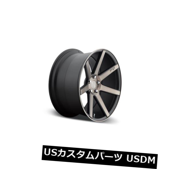 ホイール 4本セット 19x8.5 ET42ニッチM150ヴェローナ5x112ブラックマシニングホイール（4個セット）  19x8.5 ETの通販は