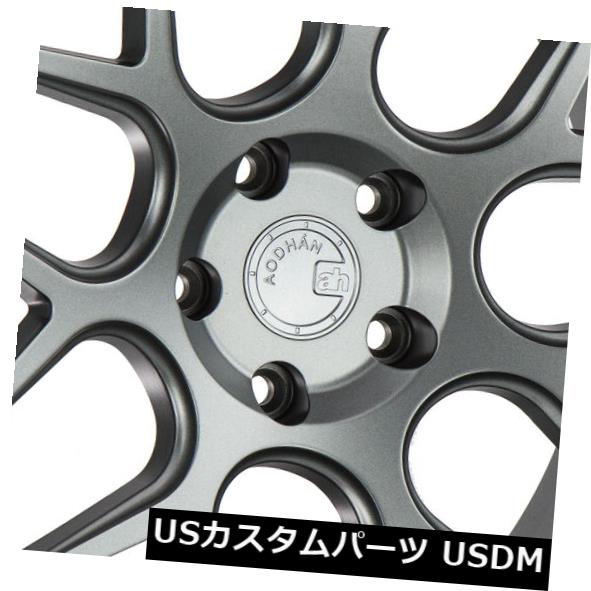 ホイール 4本セット 19x9.5 +35 Aodhan LS002 5x112マットガンメタルリム（4個セット）  19x9.5 +35 の通販は 179,520円