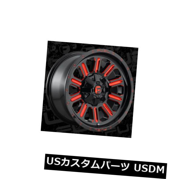 ホイール 4本セット 18x9 ET20 Fuel D621 Hardline 6x135 / 6x139.7 Black w / Candの通販は