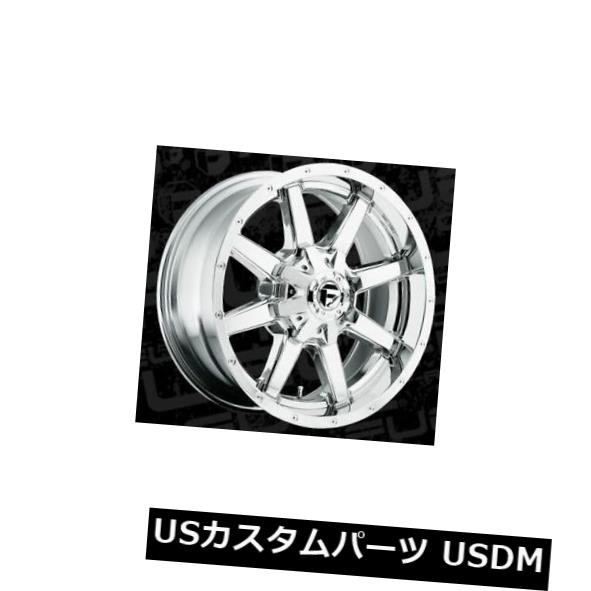 ホイール 4本セット 20x8.25 ET122 Fuel D536 Maverick 8x200 Chromeリム（4個セット）  20xの通販は