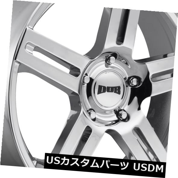 ホイール 4本セット 24x10 ET30ダブS249 Roc 6x135クロームホイール（4個セット）  24x10 ET30 Dub Sの通販は 703,560円