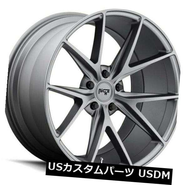 ホイール 4本セット 20x10.5 ET20 Niche M116 Misano 5x115マット無煙炭ホイール（4個セット）  20x1の通販は