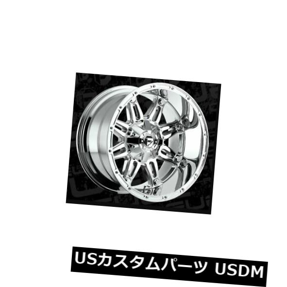 ホイール 4本セット 22x12 ET-44燃料D530人質8x170クロームリム（4個セット）  22x12 ET-44 Fuel D53の通販は 318,978円