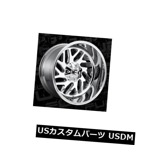 ホイール 4本セット 22x12 ET-43 Fuel D609 Triton 8x180 Chrome Wheels（4個セット）  22の通販は