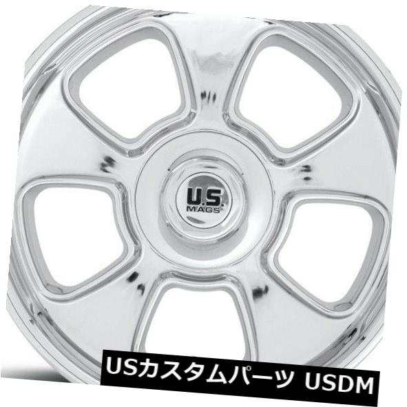 ホイール 4本セット 20x9.5 ET1 US Mag U126 Boulevard 5x114.3 / 5x120。 7個のクロムリム（の通販は