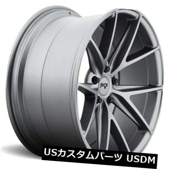 ホイール 4本セット 18x8 ET42ニッチM116ミサノ5x112マット無煙炭リム（4個セット）  18x8 ET42 Niche M1の通販は