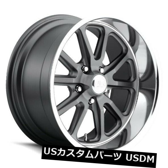 ホイール 4本セット 22x11 US MAG U111 5x5.0 ET18マットガンメタルリム（4個セット）  22x11 US MAGの通販は