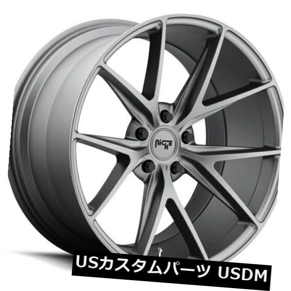 ホイール 4本セット 19x9.5 ET35 Niche M116 Misano 5x120マット無煙炭ホイール（4個セット）  19x9.の通販は