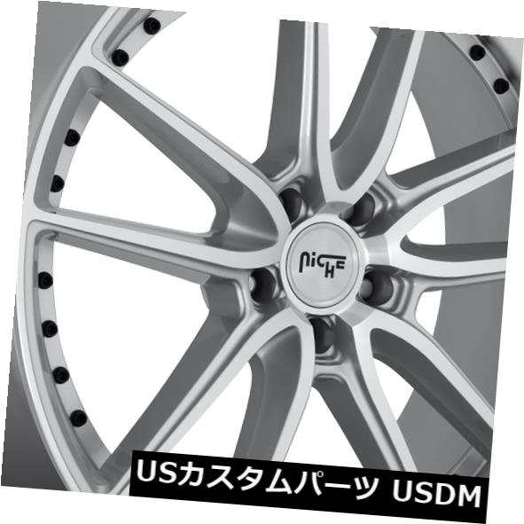 ホイール 4本セット  22x10.5 ET40 Niche M221 Dfs 5x112 Silver &amp; Machined Whの通販は 528,000円
