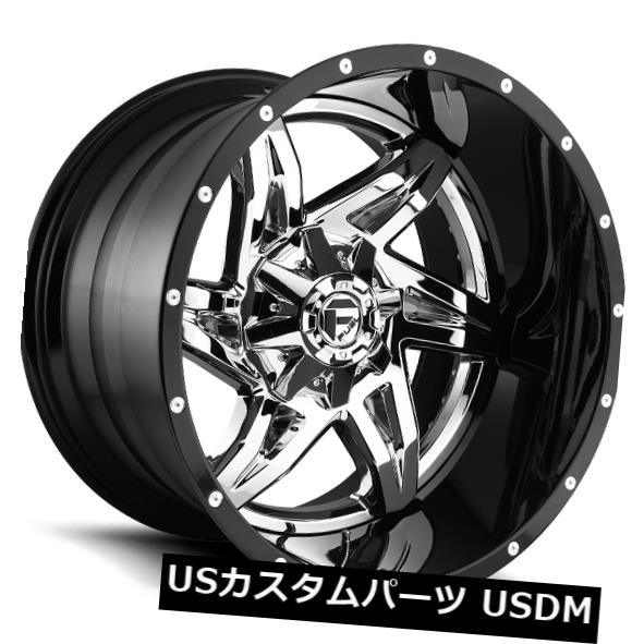 ホイール 4本セット 20x12 ET-43 Fuel D272 Rocker 6x135 / 6x139.7 Chrome Wheels（の通販は 350,460円