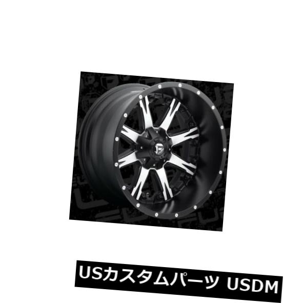 ホイール 4本セット 22x12 ET-44 Fuel D541 Nutz 8x170 Black Machined Rims（4個セット）の通販は
