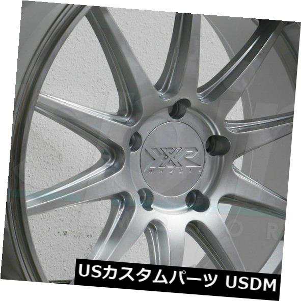 ホイール 4本セット 20x9F / 20x10.5R +20/20 XXR 527D 5x114.3シルバー/ MLリム（4個セット）  の通販は