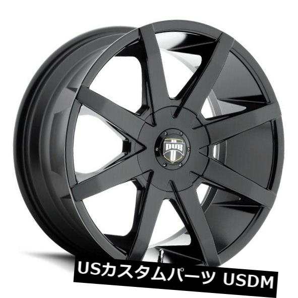 ホイール 4本セット 20x8.5 ET30ダブS110プッシュ6x135 / 6x139.7ブラックホイール（4個セット）  20x8.5の通販は