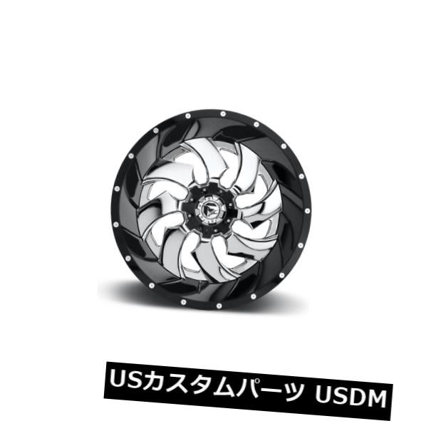 ホイール 4本セット 20x10 ET-19 Fuel D240 Cleaver 6x135 / 6x139.7 Chrome Rims（4の通販は