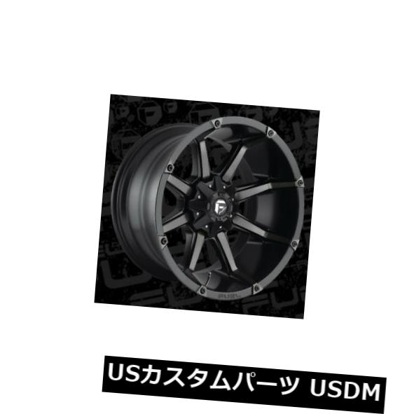 ホイール 4本セット 20x10フューエルカプラーD575 8x6.5 / 8x165.1 -12グロスブラックホイールリムセット（4）