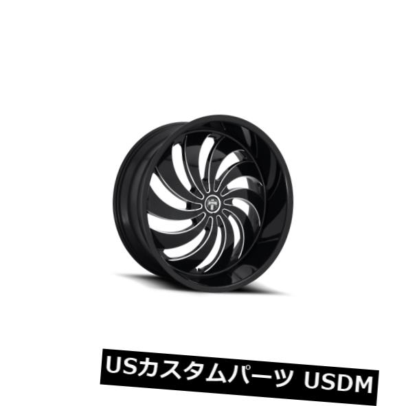 ホイール 4本セット 24x9 ET1ダブS242コホン5x120.7 / 5x127ブラックミルドホイール（4個セット）  24x9 ETの通販は 248,886円
