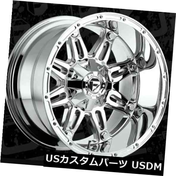 ホイール 4本セット 20x12 ET-44燃料D530人質8x165.1クロムリム（4個セット）  20x12 ET-44 Fuel D5の通販は