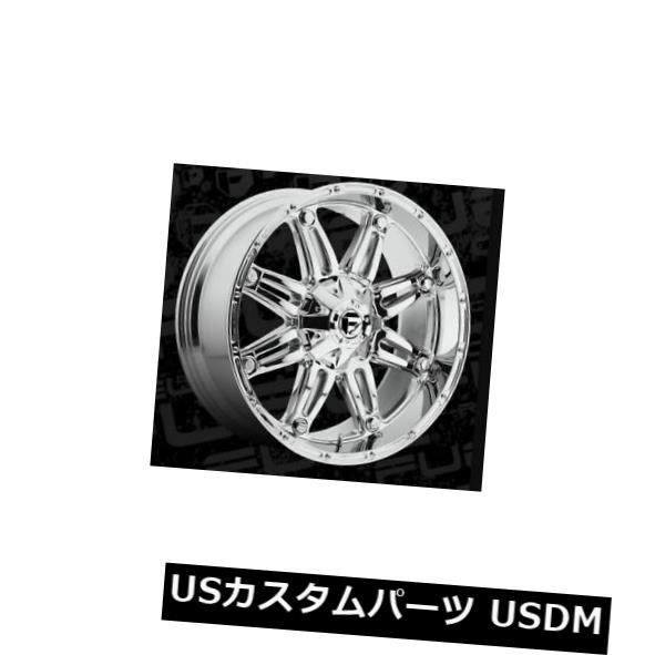 ホイール 4本セット 22x9.5 ET-18燃料D530人質8x170クロームリム（4個セット）  22x9.5 ET-18 Fuel Dの通販は