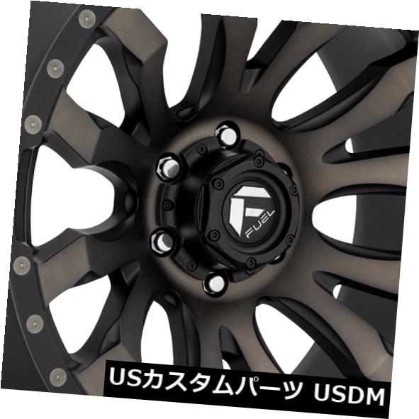 ホイール 4本セット 22x12 ET-44 Fuel D674 Blitz 5x150 Black / Machined DDT Wheeの通販は
