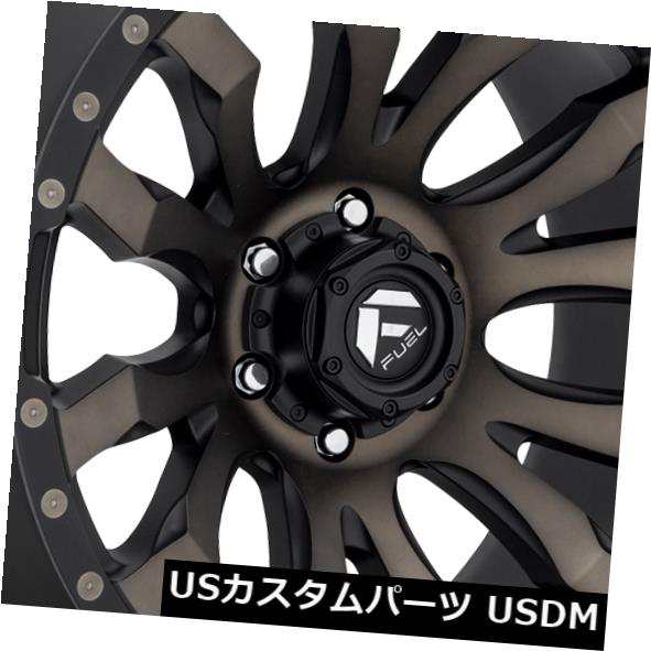 ホイール 4本セット 22x12 ET-44 Fuel D674 Blitz 5x139.7ブラック/機械加工DDTホイール（4個セット） の通販は