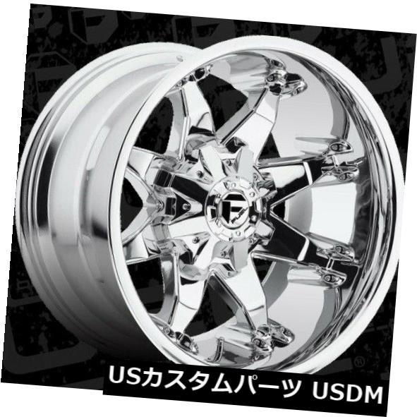 ホイール 4本セット 20x12 ET-44 Fuel D508 Octane 6x135 / 6x139.7クロームホイール（4個セット）の通販は 271,458円