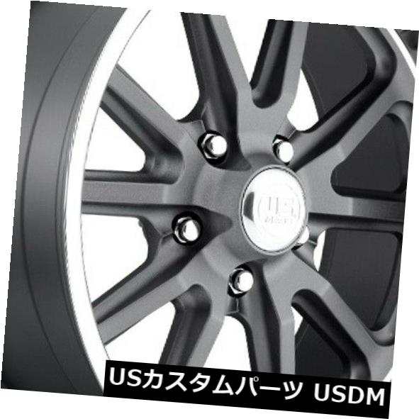 ホイール 4本セット 18x9.5 ET1 US Mag U111ランブラー5x127マット無煙炭リム（4個セット）  18x9.5 ET1の通販は