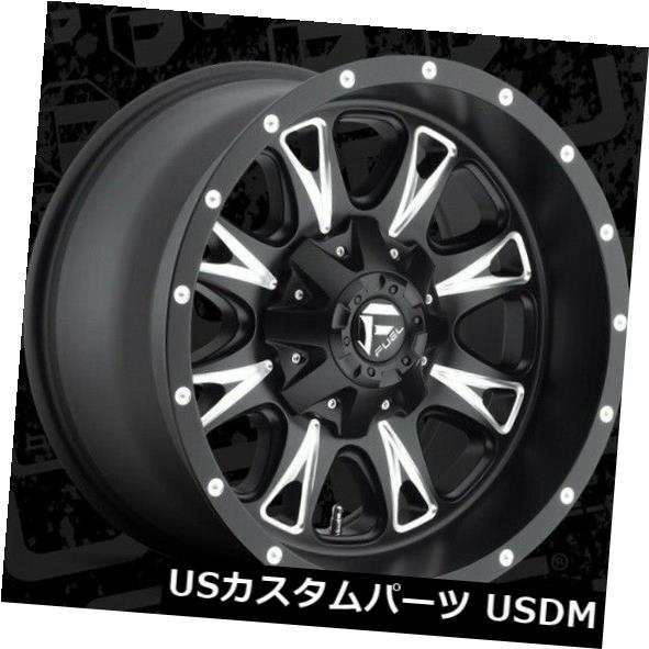 ホイール 4本セット 18x10 ET-24燃料D513スロットル6x135 / 6x139.7ブラックミルドホイール（4個セット）  18の通販は