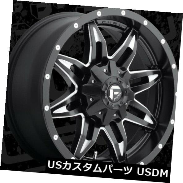 ホイール 4本セット 20x9 ET20燃料D567致死6x135 / 6x139.7ブラックミルドホイール（4個セット）  20x9 ET