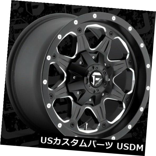 ホイール 4本セット 17x9 ET1 Fuel D534 Boost 6x135 / 6x139.7ブラックミルドリム（4個セット）  1の通販は 203,940円