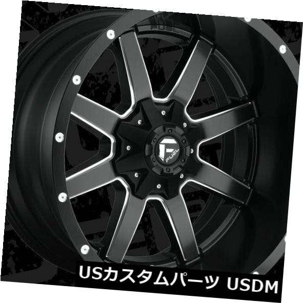 ホイール 4本セット 22x12 ET-44 Fuel D538 Maverick 5x114.3 / 5x127ブラックミルドホイール（4の通販は