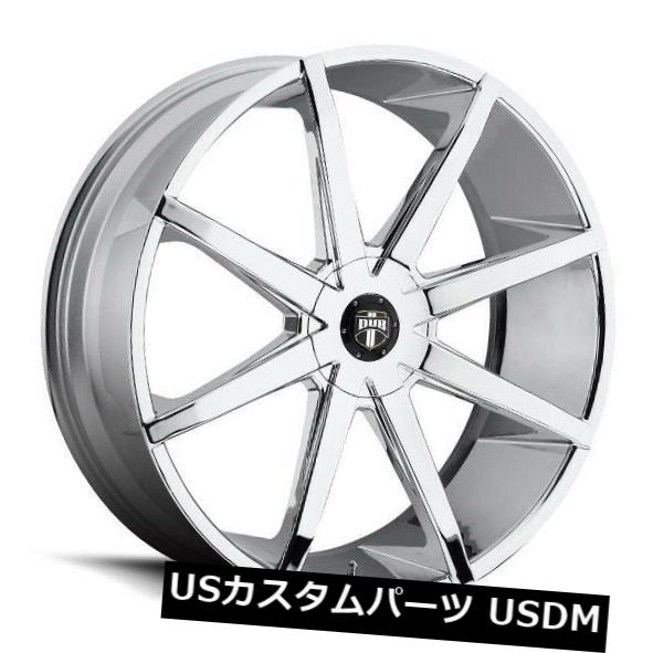 ホイール 4本セット 24x9.5 ET25ダブS111プッシュ6x135 / 6x139.7クロームリム（4個セット）  24x9.5 Eの通販は