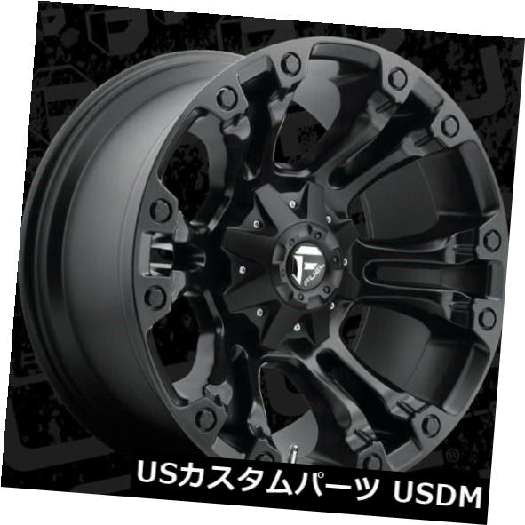 ホイール 4本セット 22x10 ET10 Fuel D560 Vapor 6x135 / 6x139.7マットブラックリム（4個セット） の通販は
