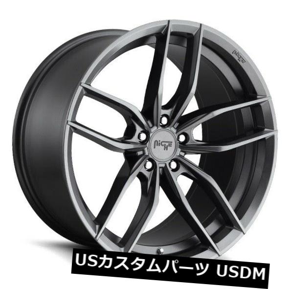 ホイール 4本セット 22x9 ET38 Niche M204 Vosso 5x120無煙炭リム（4個セット）  22x9 ET38 Nicの通販は 513,480円